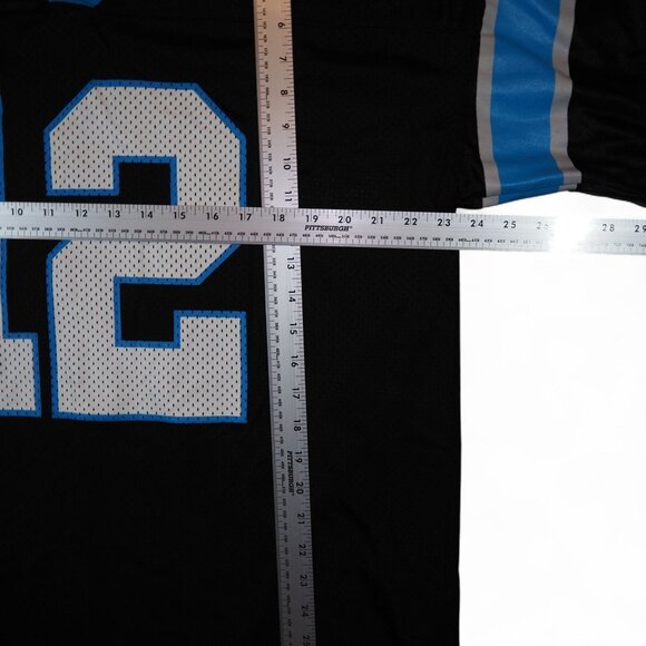 Starter VTG 90s Carolina Panthers Kerry Collins #12 Jersey Men's XL (52) Black - Picture 11 of 12